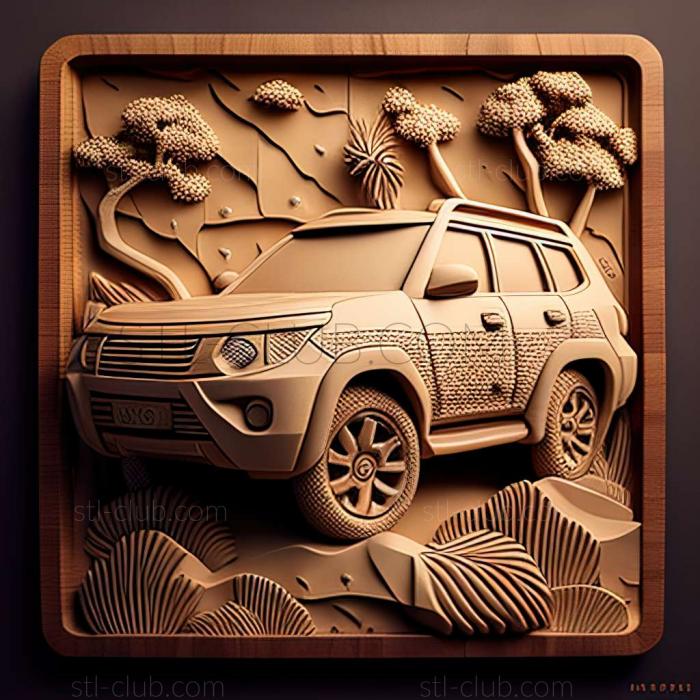 3D модель Mitsubishi Pajero (STL)